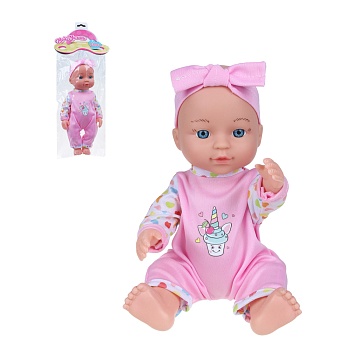 игроленд пупс в костюмчике, 13х9х29см, pvc, пластик, 3 дизайна