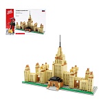 by русские супергерои конструктор "главное здание мгу", 395-418 деталей, abs, 30х20х6см интернет-магазин «Барс»