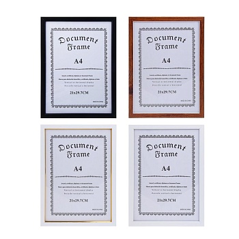 фоторамка, a4 (21x29,7 см), пластик, 4 дизайна