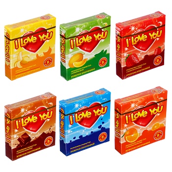 презервативы "i love you" №3
