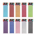 наклейки-стразы 31,5х11см пластик микс блеск на бумажной подложке