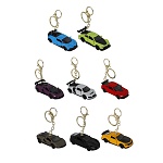 брелок тм ladecor "машинка", пластик, металл, цвета в ассортименте