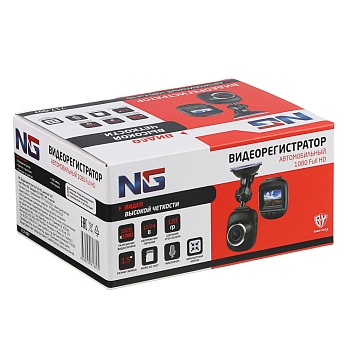 ng видеорегистратор full hd, дисплей 1.5”, слот micro-sd, зарядка 12/24в 3.4м, пластик