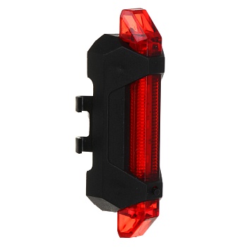 фонарь велосипедный задний, тм by sport, 4 режима, 5led, usb 3.7v