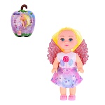 игроленд кукла с крылышками и цветн.волосами, 11 см, abs, pvc, полиэстер, 13,5х4,5х18 см, 6 дизайнов интернет-магазин «Барс»