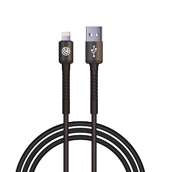 всёгазин кабель для зарядки xxl ip, 2м, 2.4а, быстрая зарядка, черный от магазина Барс