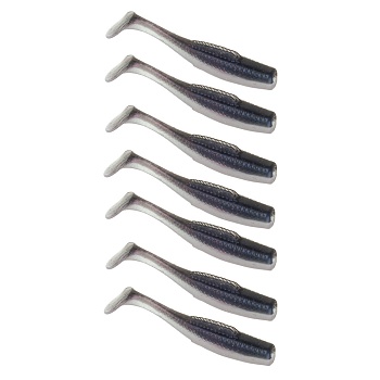 kaida приманка силиконовая риппер 3", 8см, 4гр, ht008, 7шт