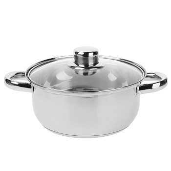 джерси кастрюля с крышкой 1,7л, 18х9,0см интернет-магазин «Барс»