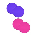 silapro фитнес-диски для скольжения 2шт, d17,5см, eva, abs, 2 цвета