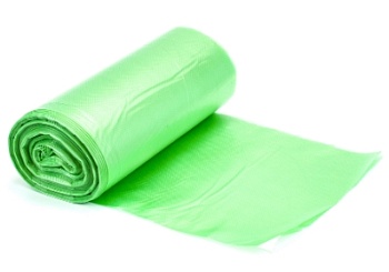 пакеты для мусора биоразлагаемые в рулоне 120л 700х1100 40мкм 20шт зеленый