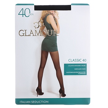 колготки glamour classic 40 nero 2-s