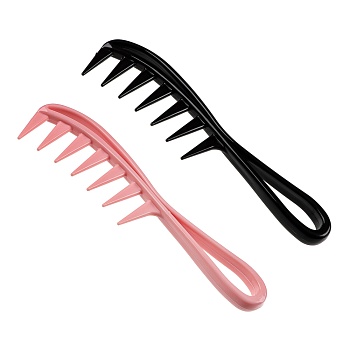 юниlook расческа-гребень, пластик, 19х5 см, 2 цвета