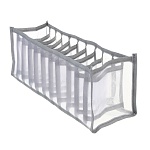 органайзер для хранения белья тм vetta вуаль, 11 отделов, полиэстер, 32x12x12см от магазина Барс