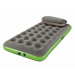 bestway надувной матрас roll & relax полуторный (twin) с насосом-мешком для хранения, pvc, 188х99х22