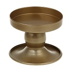 подсвечник тм ladecor 7x7,5 см, металл, золотой