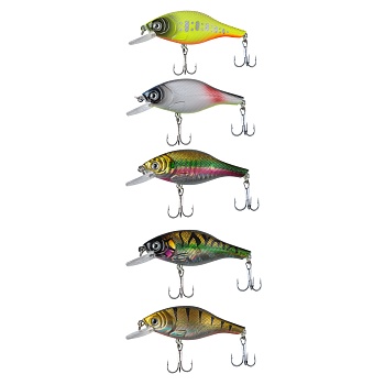 azor fishing воблер "фэри крэнк", f, 8,8гр, 80мм, 0,0-1,5м, 5 цветов
