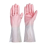 vetta перчатки хозяйственные, двухцветные, пвх, 30см, l