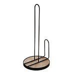 держатель для бумажных полотенец тм vetta, d15, высота 32 см, металл, дерево от магазина Барс