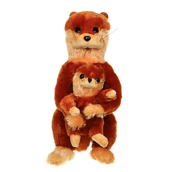 by kids игрушка мягкая "выдра", плюш, 27см