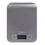 leben весы кухонные, от 2хааа не в комп, металл, до 5 кг интернет-магазин «Барс»