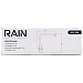 RAIN Смеситель для кухни Нефрит, высокий излив, керам. кран-буксы 1/2, гайка, латунь, хром