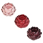 подсвечник тм ladecor "артишок" 10x10x6 см, 3 цвета