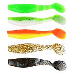 azor fishing приманка мягкая trendex minnow, силикон, 10см, 4шт. в уп, 5 цветов