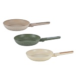 satoshi кантри сковорода литая d24см, антипригарное покрытие мрамор, индукция, 3 цвета интернет-магазин «Барс»