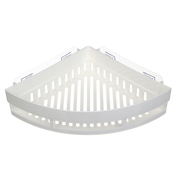 vetta classic полка настенная угловая (большая), пластик, 35x25x7 см, молочный от магазина Барс