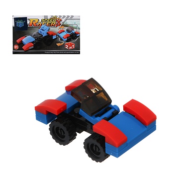 игроленд конструктор "гонки", 13х4х7,5 см, abs, 6 видов