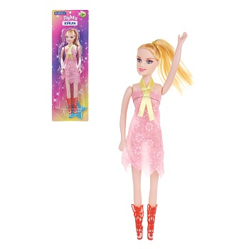 игроленд кукла модельная, pvc, 11х35х4см, 4 дизайна