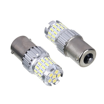 ng лампа светодиодная t15, (36 smd -1156), 12-24в,белый, 2 шт., блистер