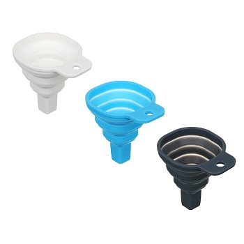 воронка для банок и бутылок тм vetta, складная, 7см, силикон от магазина Барс