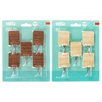 крючки самоклеящиеся тм vetta, металл, ps, 2 цвета, 5шт от магазина Барс