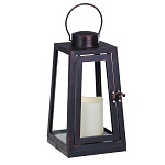светильник led, 11х11хх21 см, пластик, 3xааа, цвет черный