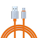 by кабель для зарядки orange micro usb, 1м, 2а, оранжевый от магазина Барс