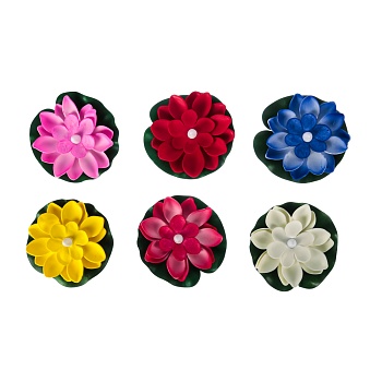 фигура для пруда с подсветкой 1led (сr2032) тм inbloom, d10 см, пластик, 6цв. от магазина Барс