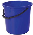 ведро 12л.б/крышки лайма пластиковое,пищевое,с узором,мерная шкала синее