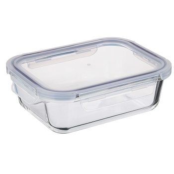 vetta контейнер для продуктов на защелках 1000мл, жаропрочное стекло интернет-магазин «Барс»