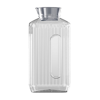 кувшин с крышкой 1,5л trend (11,8x8,5x22см), пластик интернет-магазин «Барс»