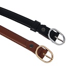 ремень женский с винтом тм юl киара, пу, металл, ширина 2 см, длина 100 см, 2 цвета