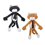 игрушка мягкая "котик в галстуке" 55 см, полиэстер, игроленд, 2804-57, 3+ интернет-магазин «Барс»
