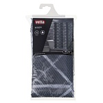 vetta шторка для ванной, с утяжелителем, полиэстер, 90 г/м2, 180x180см, геометрия, 615 от магазина Барс