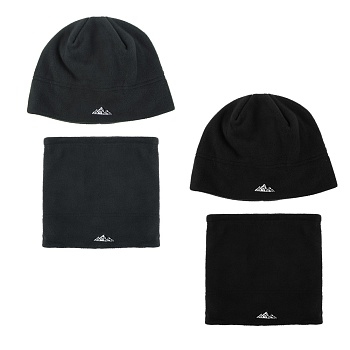 galante комплект 2 предмета: шапка р-р 58-60, шарф-хомут 25x25см, флис, 2 цвета, сзш24-36