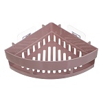 vetta classic полка настенная угловая (малая), пластик, 25x17,5x7 см, пудровый от магазина Барс