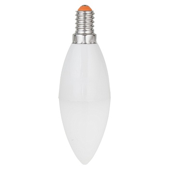 by лампа светодиодная свеча с37 7 вт, e14, 630 лм, 4000 k, 175-265 в, ra>80, irf <5%,ic, 2 года гар. от магазина Барс