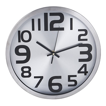 ladecor chrono часы настенные круглые, пластик, d30 см, 1xaa, арт.06-21