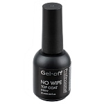 финишное покрытие для ногтей "no wipe top coat" (топ без липкого слоя), gel-off professional, 10 мл