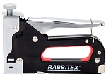 степлер мебельный стальной регулируемый, тип 53, 4-14мм, +200 скоб, rabbitex
