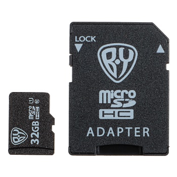 by флеш-карта памяти microsd 32gb, 10 класс с адаптером sd от магазина Барс